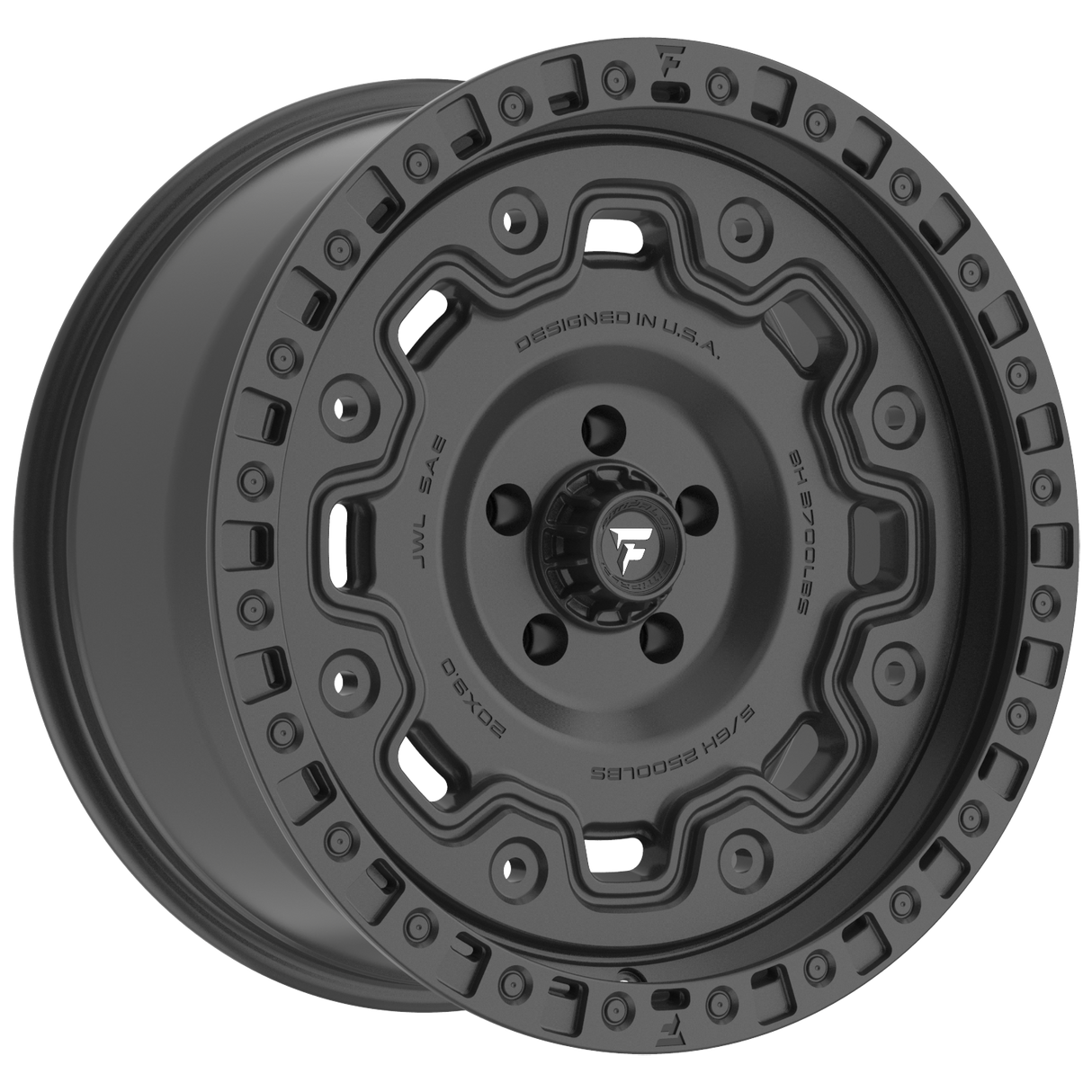 FITTIPALDI OFF ROAD FT100SB 20X9, ET +00, PCD 5X5.00, CB 71.5-SATIN BLACK