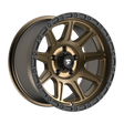 FITTIPALDI OFF ROAD FT104ZB 17X9, ET -12, PCD 5X5.00, CB 71.5-SATIN BRONZE WITH SATIN BLACK LIP