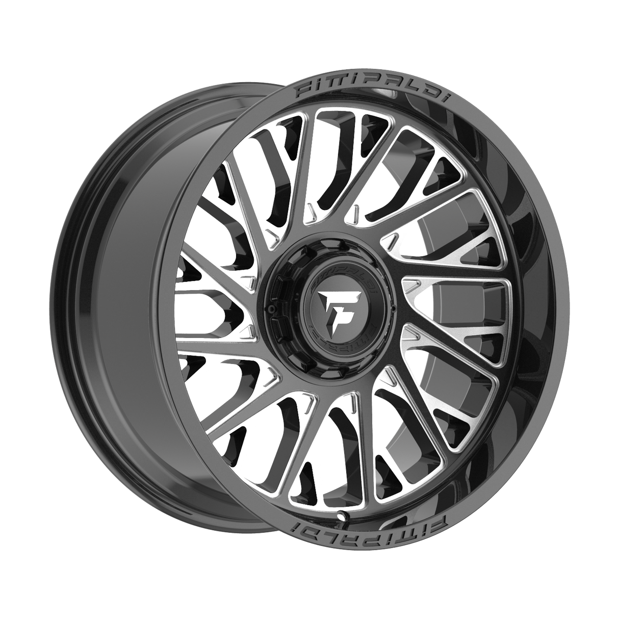 FITTIPALDI OFF ROAD FA08 20X10, ET -19, PCD 5X5.00/5X135, CB 87.1-GLOSS BLACK MILLED
