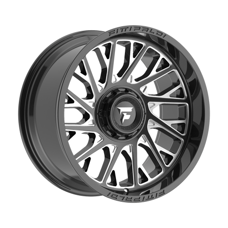 FITTIPALDI OFF ROAD FA08 20X10, ET -19, PCD 5X5.00/5X135, CB 87.1-GLOSS BLACK MILLED