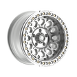 FITTIPALDI OFF ROAD FB153M 20X10, ET -38, PCD 5X5.00, CB 71.5-GLOSS SILVER MACHINED WITH MACHINED FORGED RING