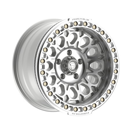 FITTIPALDI OFF ROAD FB153M 20X10, ET -38, PCD 5X5.00, CB 71.5-GLOSS SILVER MACHINED WITH MACHINED FORGED RING