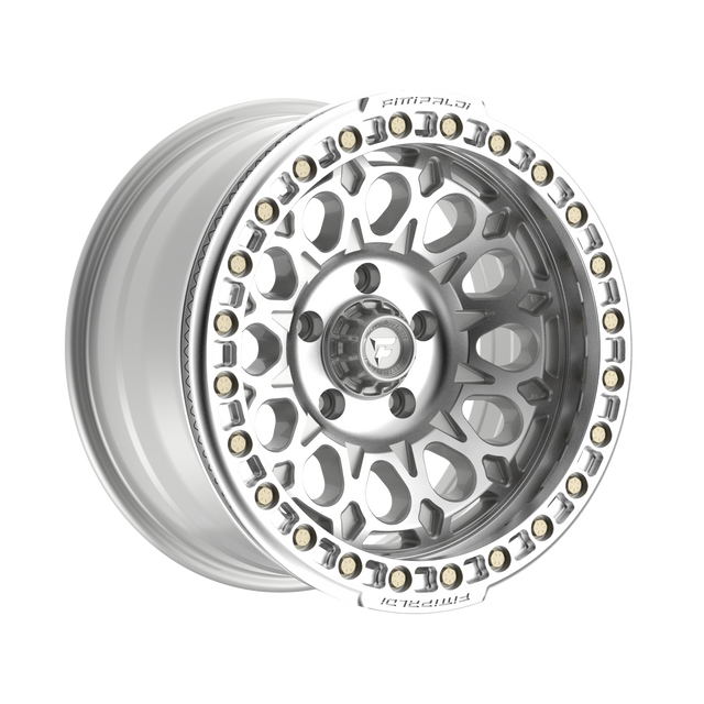 FITTIPALDI OFF ROAD FB153M 20X10, ET -38, PCD 5X5.00, CB 71.5-GLOSS SILVER MACHINED WITH MACHINED FORGED RING