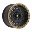 FITTIPALDI OFFROAD FT100BZ 17X9, PCD 5X5.00, ET -12, CB 71.5-SATIN BLACK WITH BRONZE RING