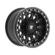 FITTIPALDI OFF ROAD FB153B 17X9, ET -15, PCD 5X5.00, CB 71.5-SATIN BLACK WITH GLOSS BLACK FORGED RING