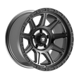 FITTIPALDI OFF ROAD FT104AB 17X9, ET -12, PCD 5X5.00, CB 71.5-SATIN ANTHRACITE WITH SATIN BLACK LIP