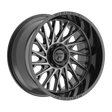 FITTIPALDI OFF ROAD FA08MBDT 22X12, ET -44, PCD 5X5.00/5X5.50, CB 78.1-GLOSS BLACK MACHINED WITH DARK TINT