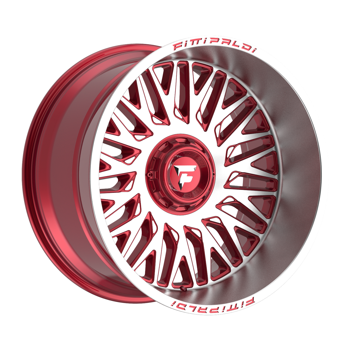 FITTIPALDI OFF ROAD FA07MR 22X12, ET -44, PCD 5X5.00/5X5.50, CB 78.1-GLOSS RED MACHINED