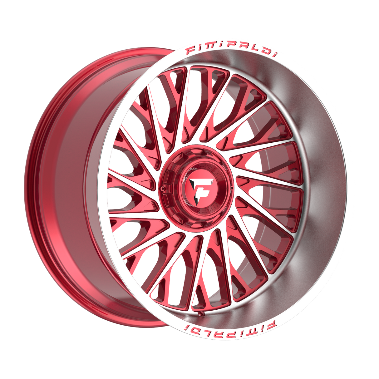 FITTIPALDI OFF ROAD FA08MR 22X12, ET -44, PCD 5X5.00/5X5.50, CB 78.1-GLOSS RED MACHINED