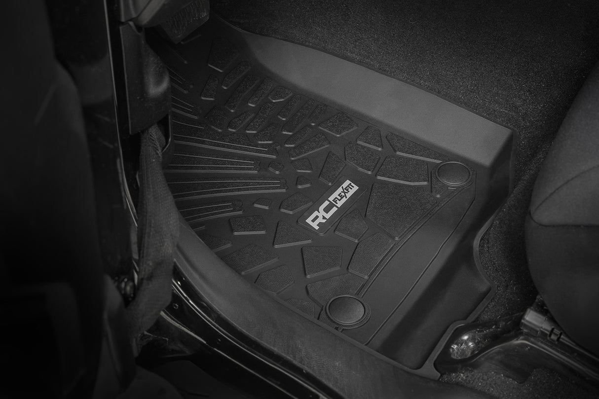 Flex Fit Floor Mats | 4 Door | Jeep Wrangler Unlimited 4WD (18-26)