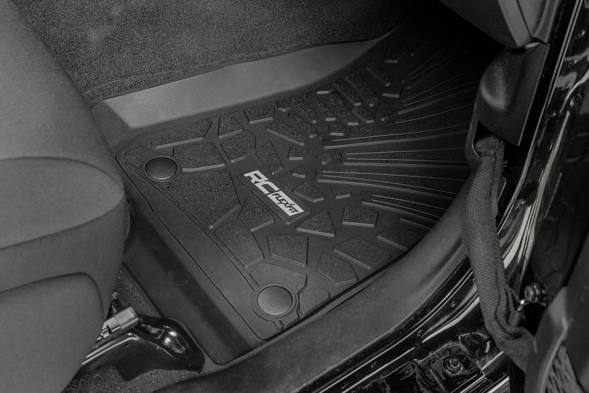 Flex Fit Floor Mats | 4 Door | Jeep Wrangler Unlimited 4WD (18-26)