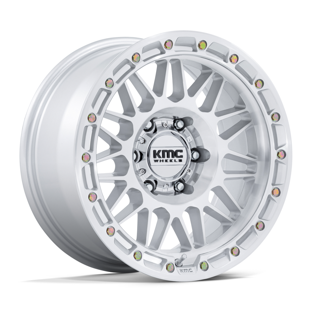 KMC ATTACK 17X8.5 5X5 71 -10 G-SLV-MCH