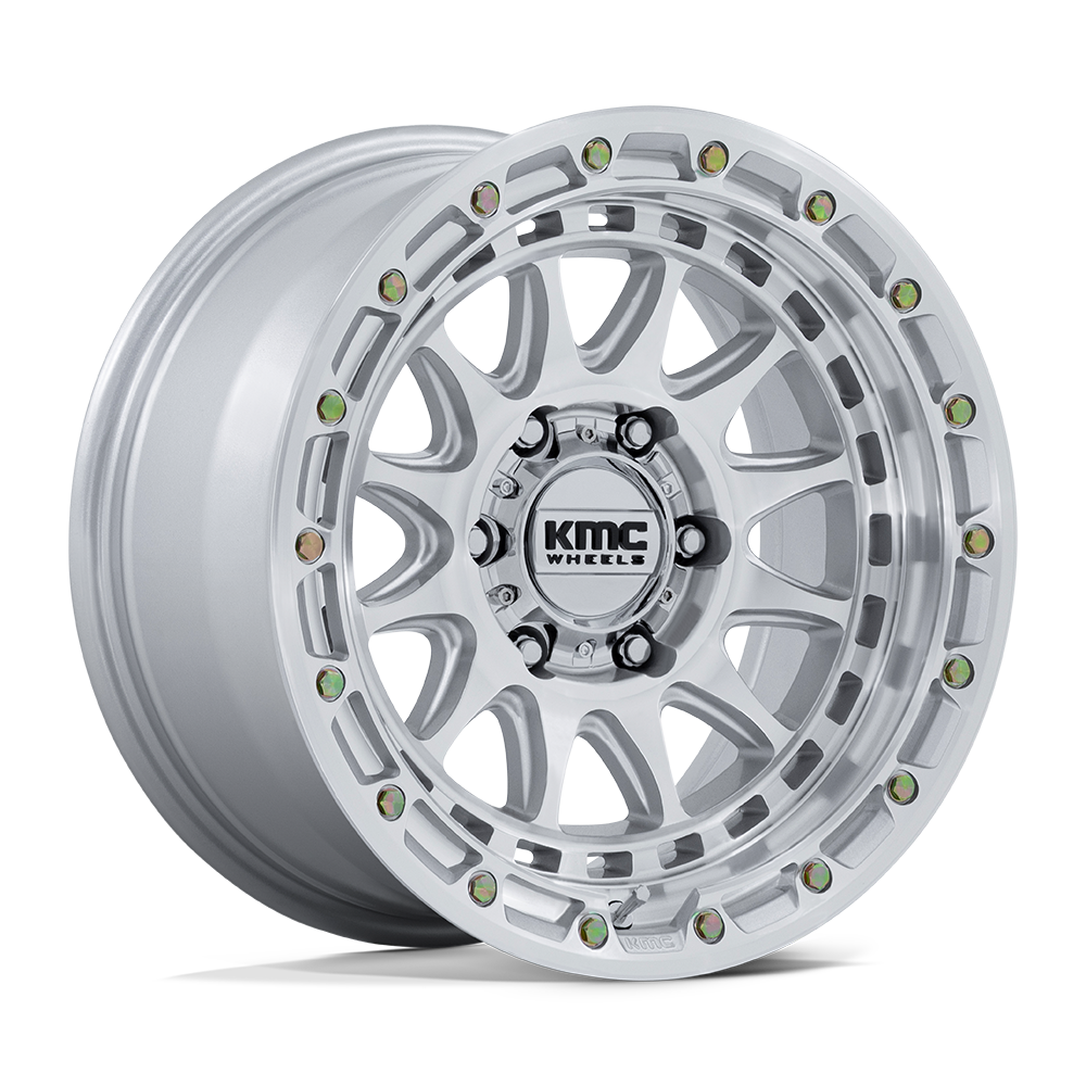 KMC CRUX 17X8.5 5X5 71 +0 G-SLV-MCH-FC