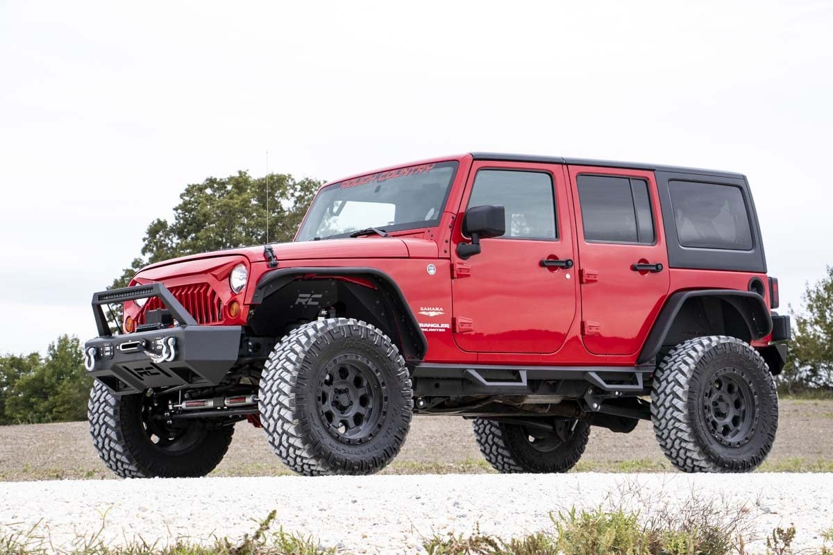 Rough Country 4 Inch Lift Kit | Long Arm | Jeep Wrangler Unlimited 4WD (2012-2018)