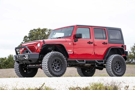 Rough Country 4 Inch Lift Kit | Long Arm | Jeep Wrangler Unlimited 2WD/4WD (2007-2011)