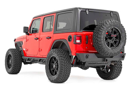 Rough Country 3.5 Inch Lift Kit | Adj Lower | FR D/S | Jeep Wrangler Unlimited (24-26)