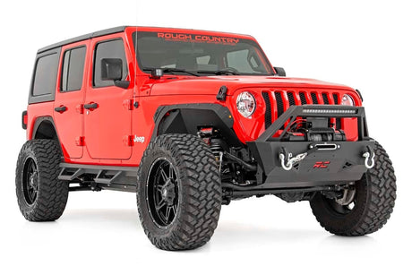 Rough Country 3.5 Inch Lift Kit | Adj Lower | FR D/S | Jeep Wrangler Unlimited (24-26)