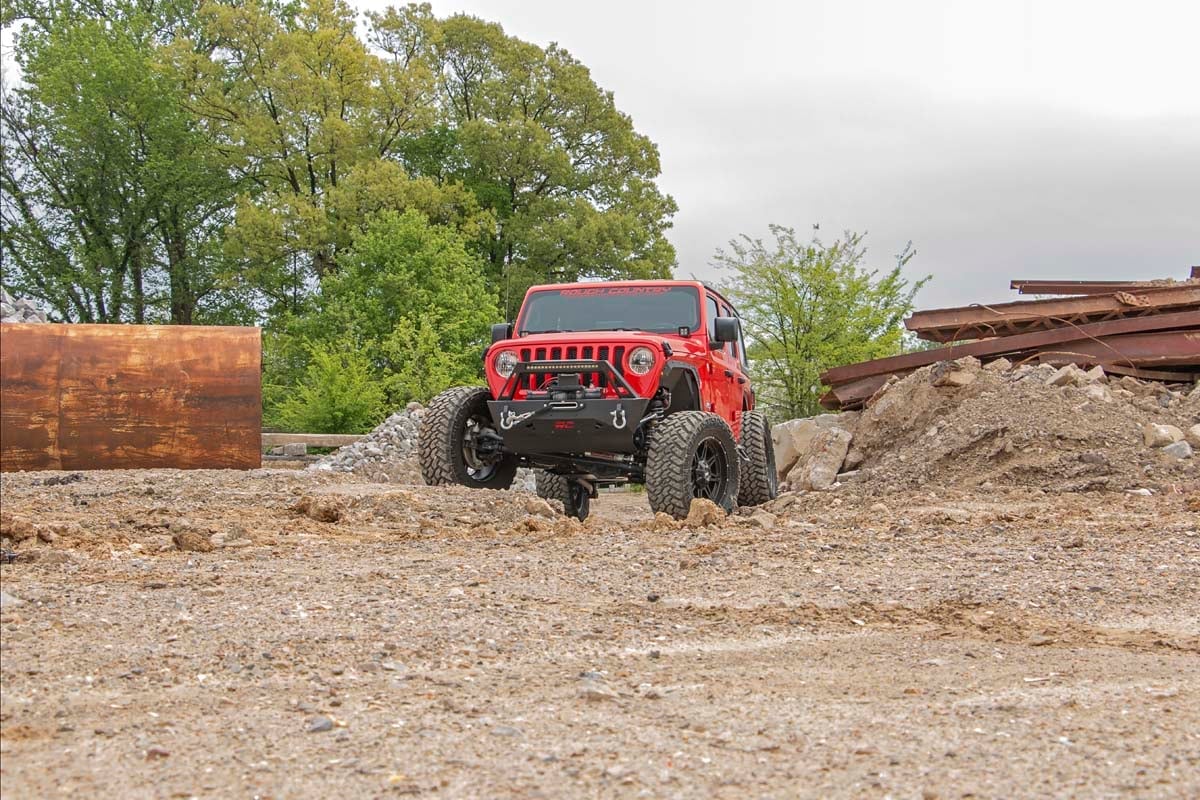Rough Country 3.5 Inch Lift Kit | Adj Lower | FR D/S | Jeep Wrangler Unlimited (24-26)