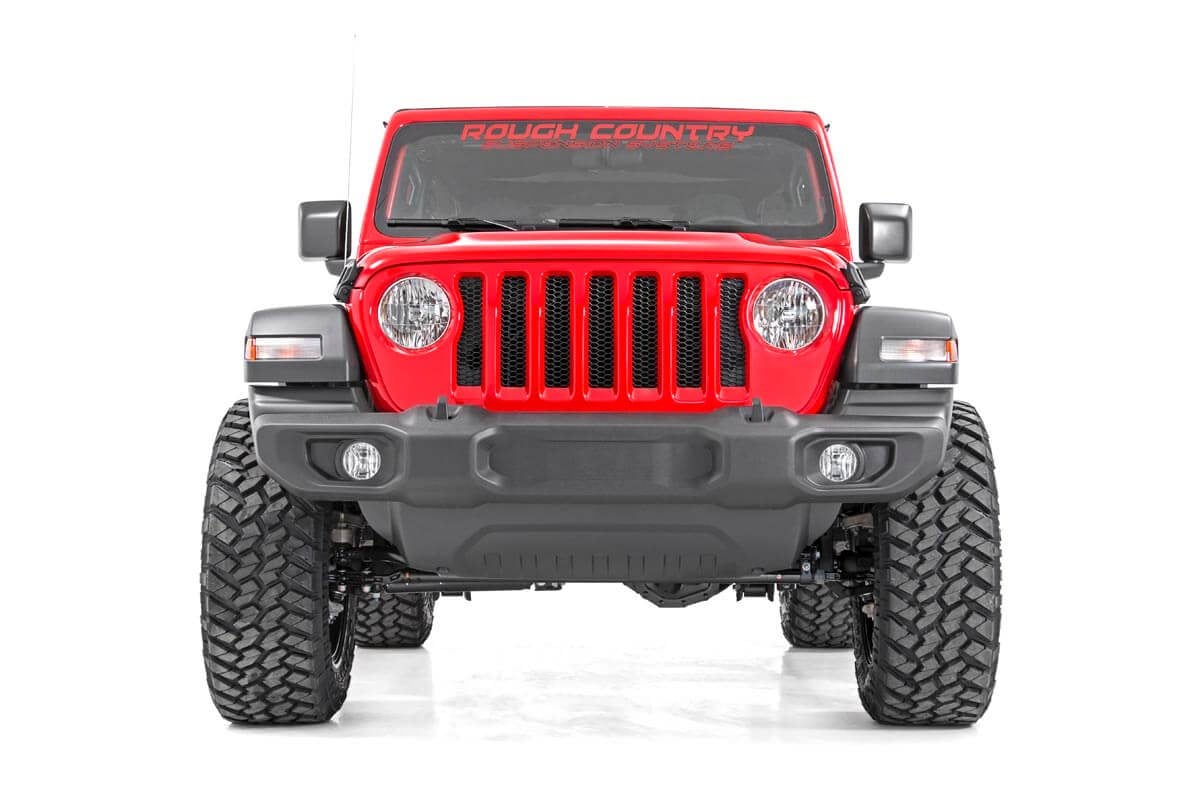 Rough Country 2.5 Inch Lift Kit | Coils | Jeep Wrangler Unlimited Rubicon 4WD (2018-2023)
