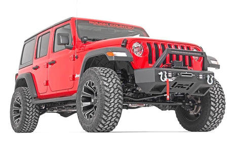 Rough Country 3.5 Inch Lift Kit | C/A Drop | Stage 1 | Jeep Wrangler Unlimited (18-23)