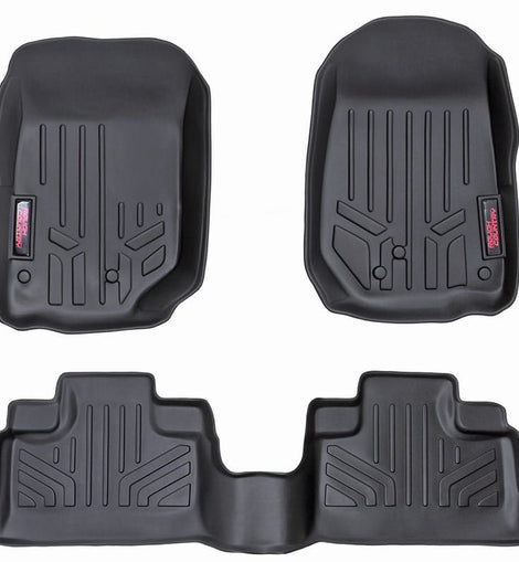 Floor Mats | FR & RR | 4 Door | Jeep Wrangler Unlimited 2WD/4WD (2007-2013)