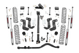 Rough Country 3.5 Inch Lift Kit | C/A Drop | FR D/S | Jeep Wrangler Unlimited Rubicon (18-23)