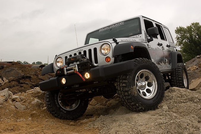 Rough Country 4 Inch Lift Kit | Jeep Wrangler Unlimited 2WD/4WD (2007-2018)