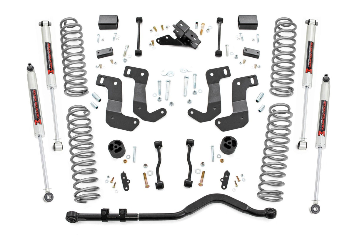 Rough Country 3.5 Inch Lift Kit | C/A Drop | Stage 1 | Jeep Wrangler JL 4WD (24-25)