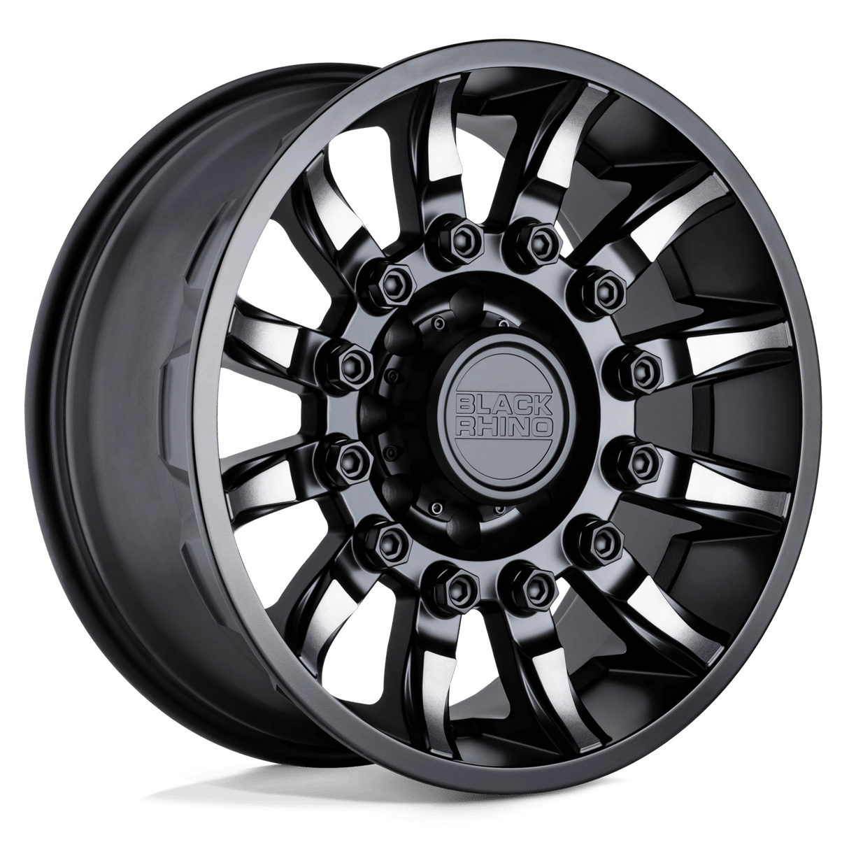 Black Rhino MATTE BLACK W/ MACHINED TINTED SPOKES BR MISSN 20X11.5 5X127 -44 71 M-BLK DDT