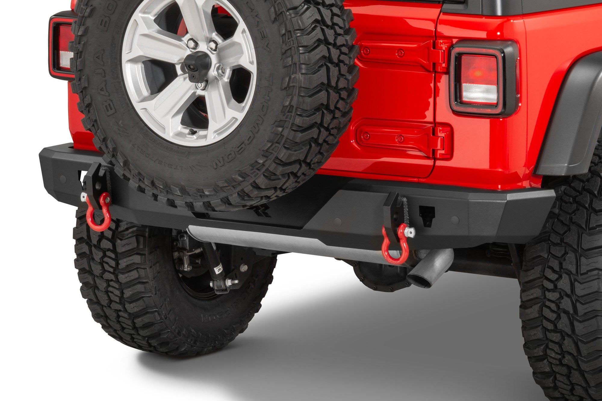 rugged ridge hd rear bumper for jeep wrangler jl
