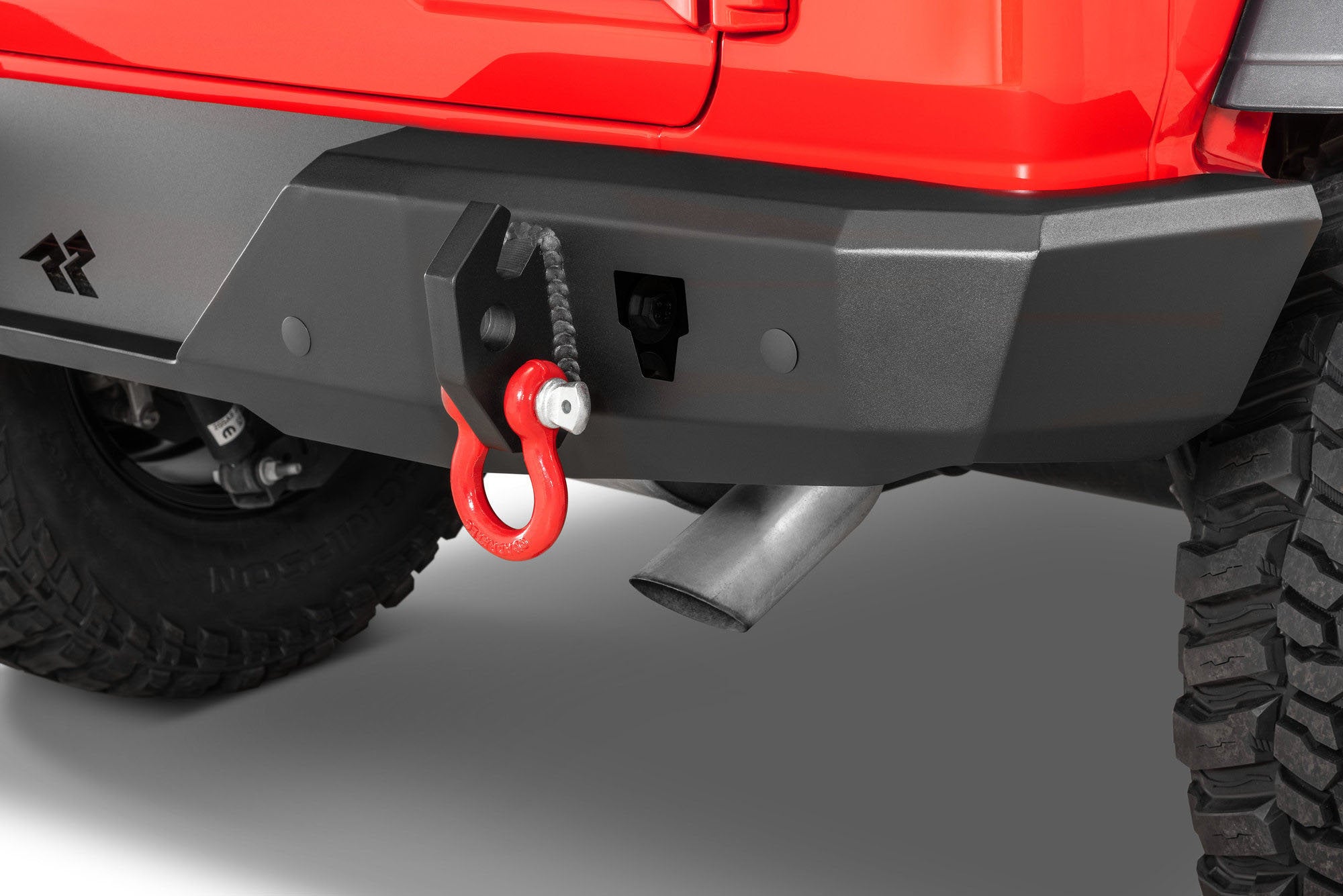 rugged ridge hd rear bumper for jeep wrangler jl