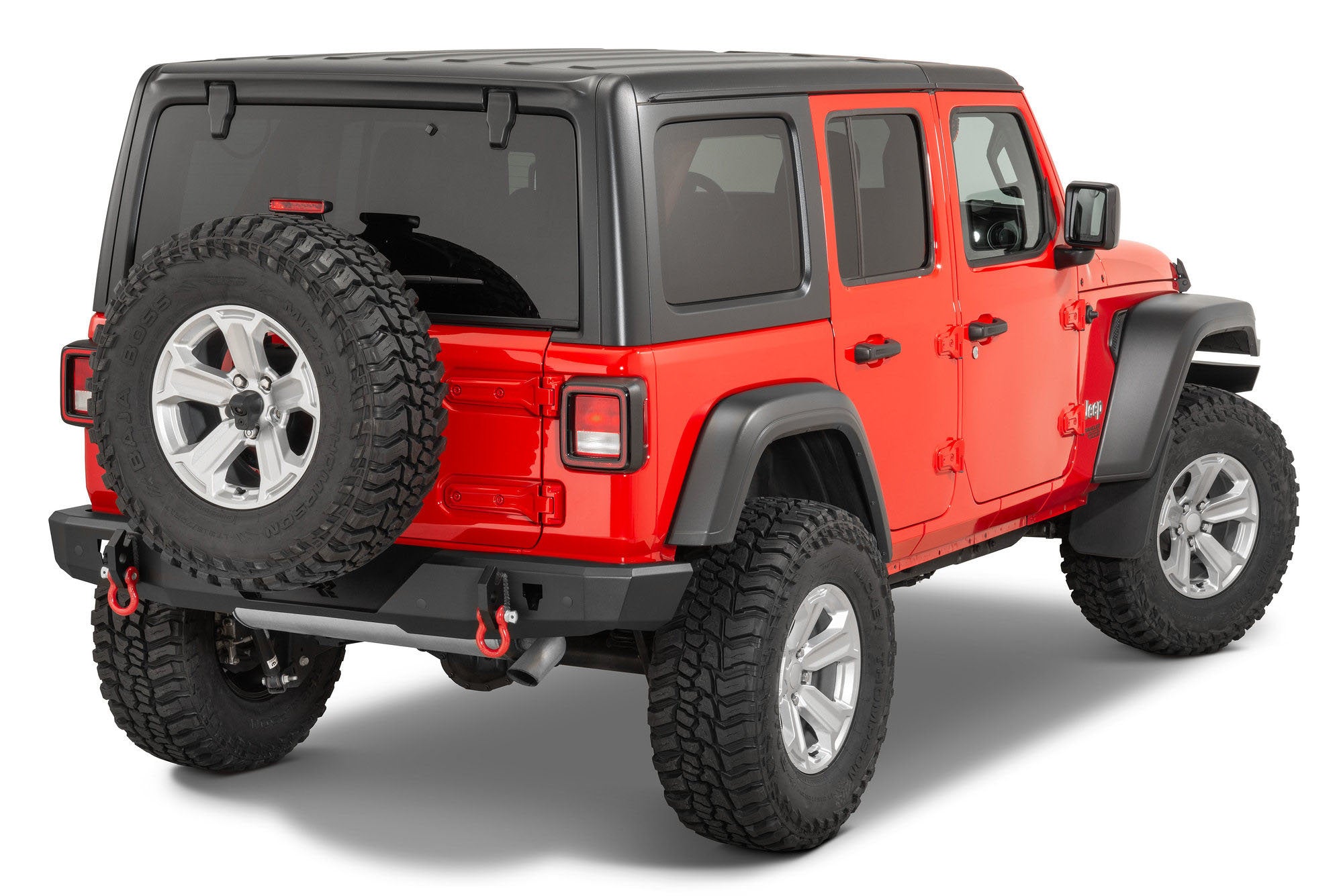 rugged ridge hd rear bumper for jeep wrangler jl