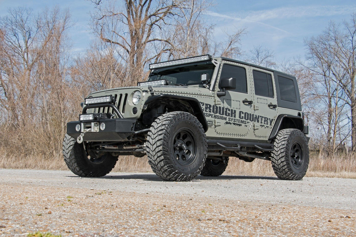 Rough Country 4 Inch Lift Kit | X-Series | Jeep Wrangler Unlimited 2WD/4WD (2007-2018)