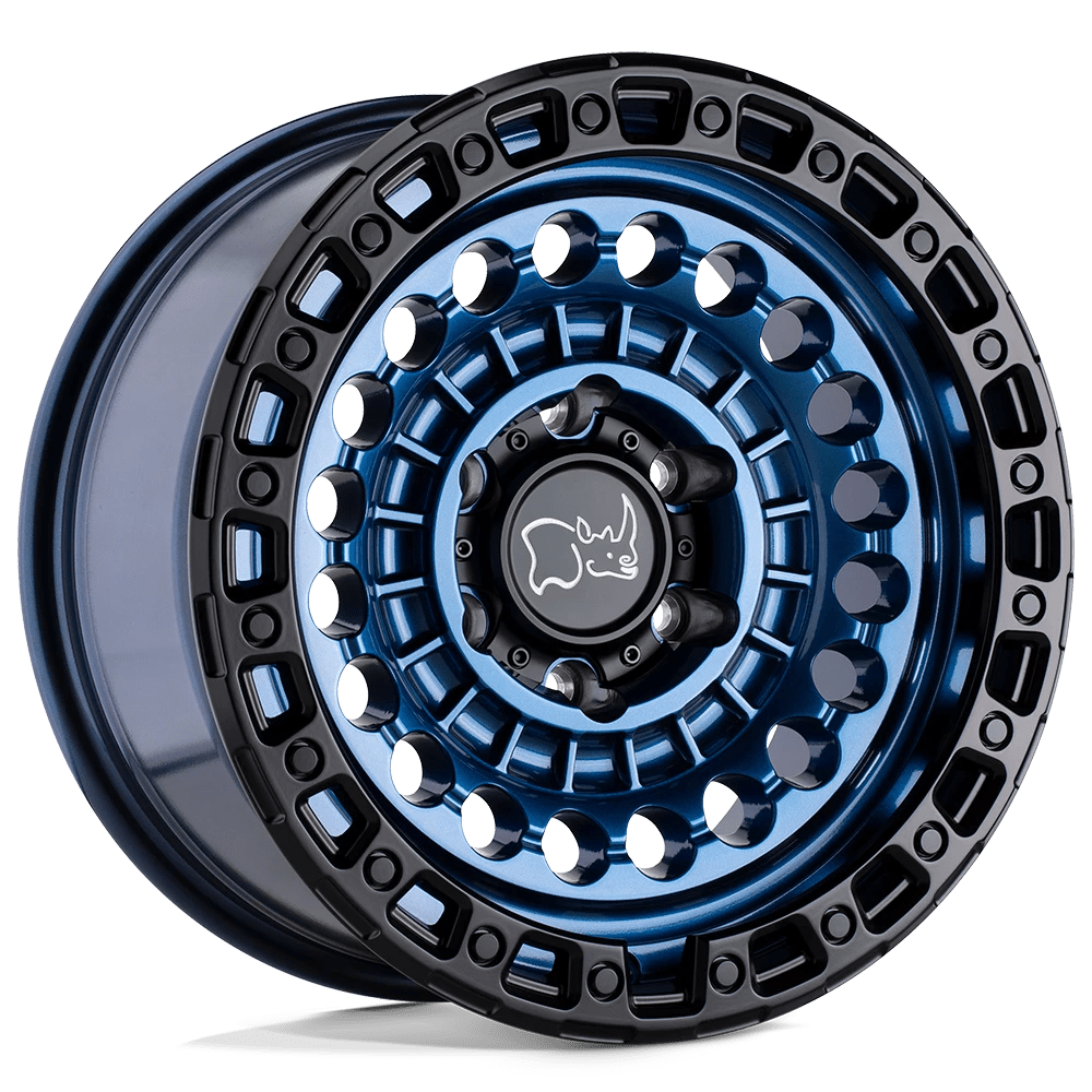 Black Rhino COBALT BLUE W/ BLACK RING BR SENTINE 20X9.5 5X127 -18 71 C-BLU BLK