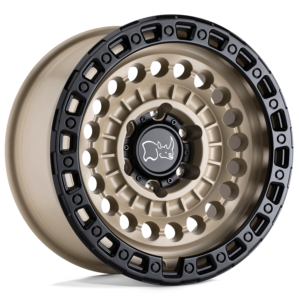 Black Rhino DESERT SAND W/ BLACK RING BR SENTINE 20X9.5 5X127 -18 71 D-SND BLK