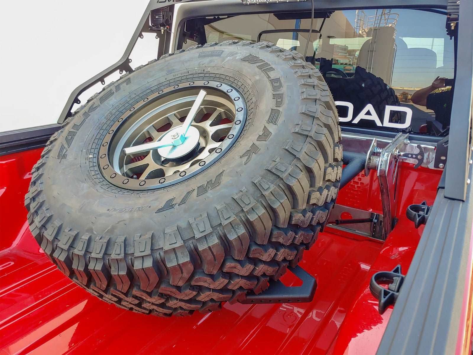 DV8 Offroad In Bed Adjustable Tire Carrier TCGL-01