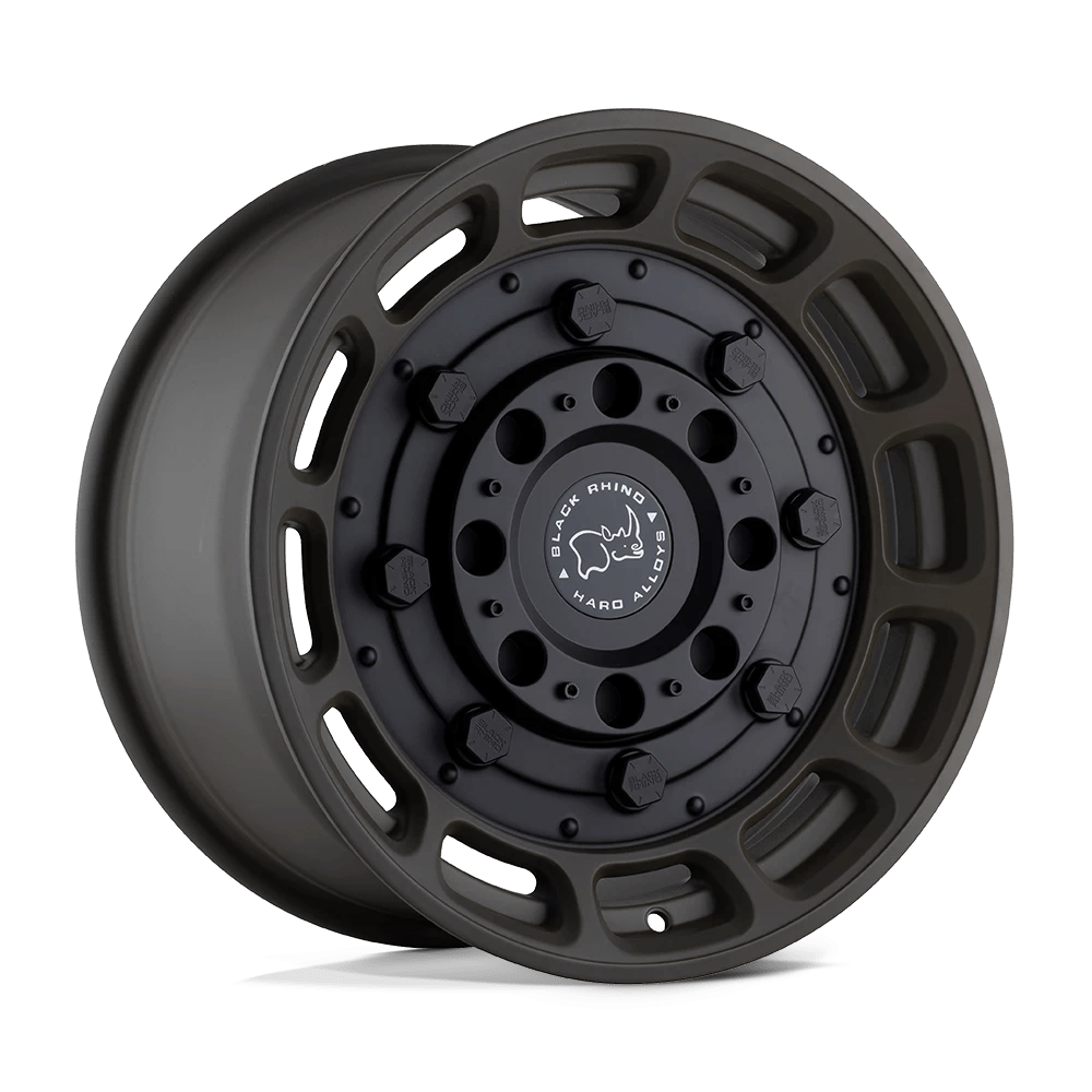 Black Rhino MATTE OLIVE DAB GREEN W/ BLACK CENTER BR WARTHG 20X9.5 5X127 -18 71 OD GRN BLK