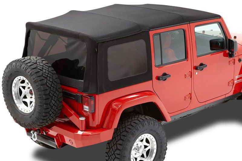 Bestop Supertop NX Black Twill Soft Top for Jeep Wrangler JK Unlimited 4-Door