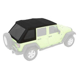 Bestop Trektop NX Glide Black Twill Soft Top for Jeep Wrangler JK 4-Door