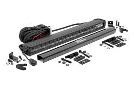 Rough Country 20 Inch Black Series Led Light Bar Single Row 70720BL