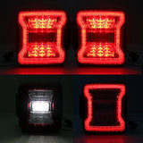 Trail Ops Smoked LED Tail Light Jeep Wrangler JL/JLU