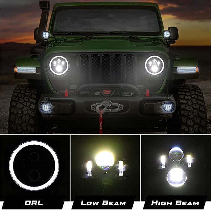 Trail Ops Halo Headlight TO-JL-LL-010