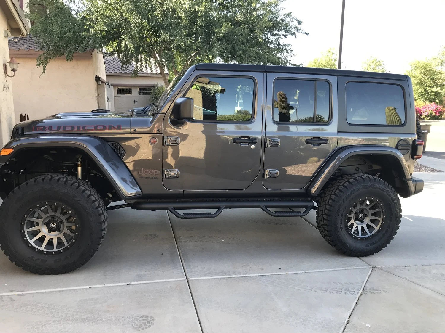 Smittybilt Textured Black Nerf Step SMBIJ1866