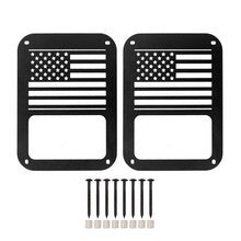 Trail Ops US Flag Tail Light Guard TO-JK-5054