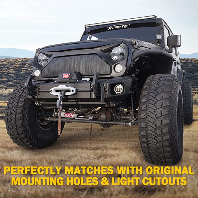 Trail Ops Spartan Grill Jeep Wrangler JK/JKU