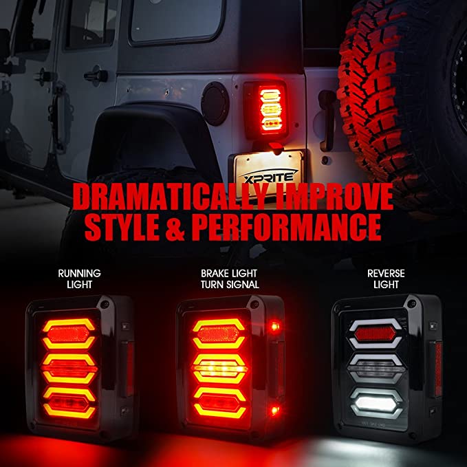 Trail Ops Octagon LED Tail Light TO-JK-5003
