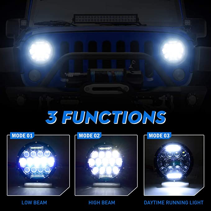 Trail Ops Multi LED Projector Headlight TO-JK-5083