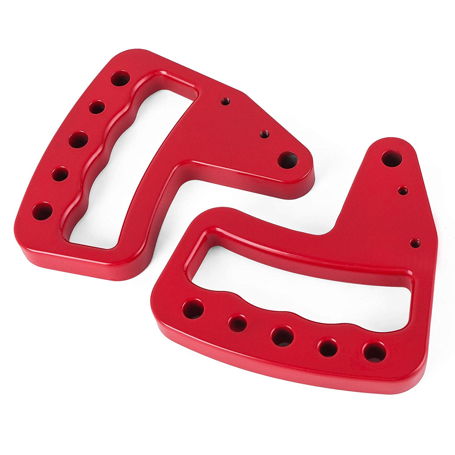 Trail Ops Red Steel Entry Handles TO-JK-7093