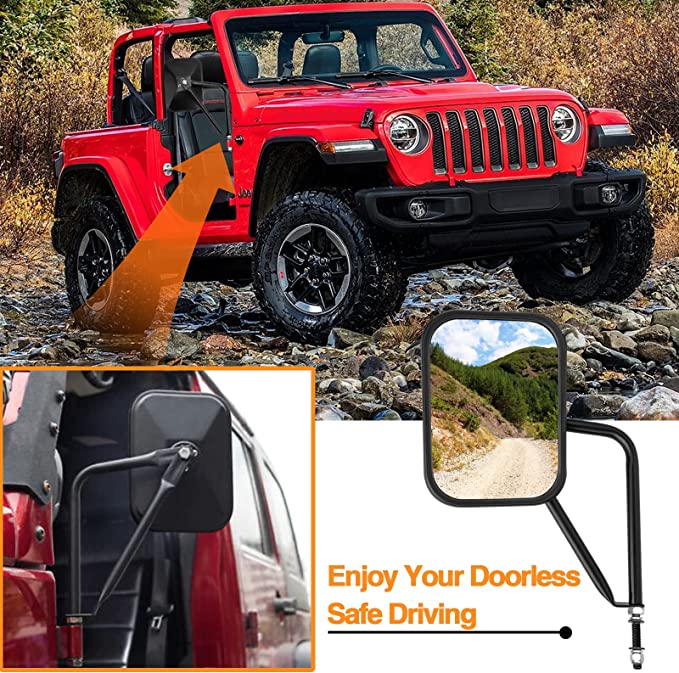 Trail Ops Hinge Mirror Set TO-JK-7111