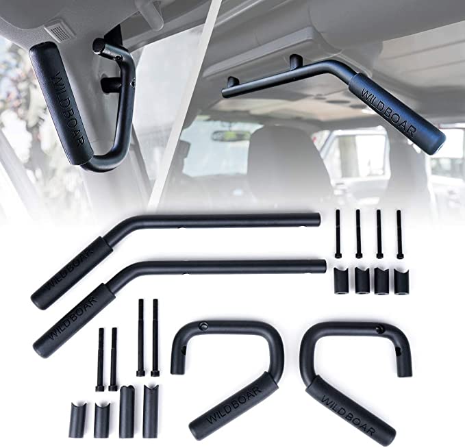 Trail Ops Front and Rear Steel Entry Handles JK/JKU